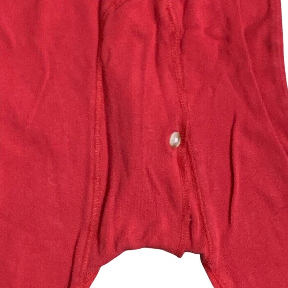 Red Long John Toddler Bass Pro Pajama Butt Flap Red Christmas Outdoors Cabin 3T - Picture 4 of 13